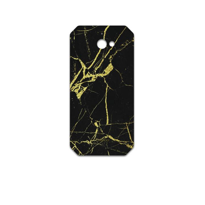 برچسب پوششی ماهوت مدل Graphite-Gold-Marble مناسب برای گوشی موبایل کاترپیلار S50 MAHOOT  Graphite-Gold-Marble Cover Sticker for CAT S50